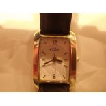 Ladies gold plated Rotary wristwatch with box and booklets and new battery fitted