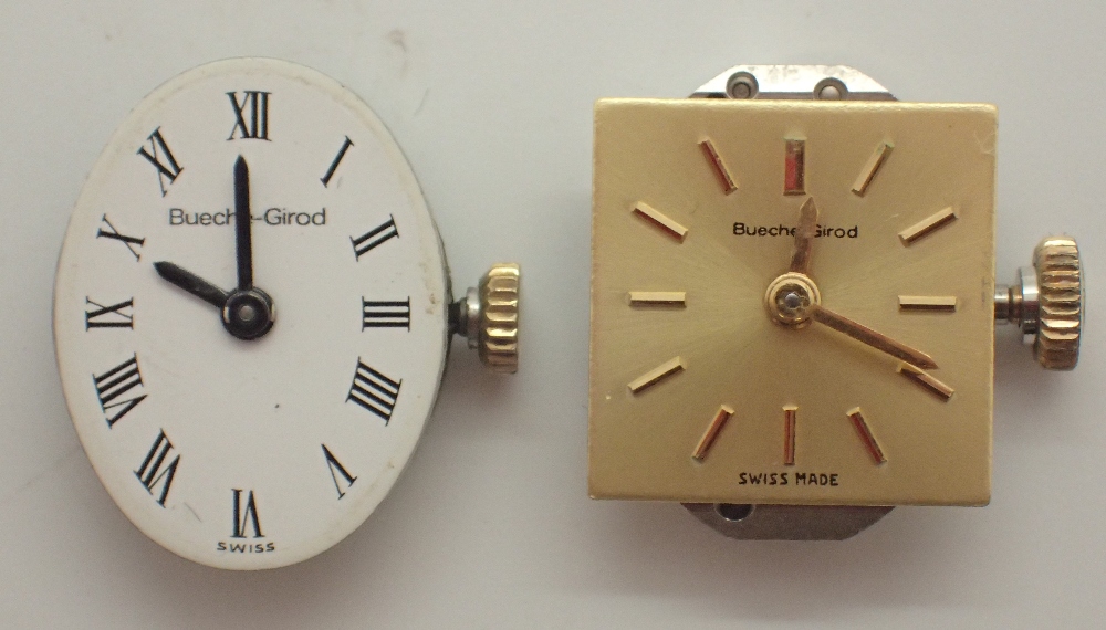 Two Baume ladies cocktail wristwatch movements