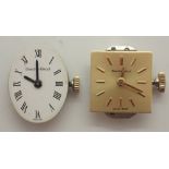 Two Baume ladies cocktail wristwatch movements
