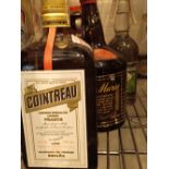 Bottle of Cointreau one bottle of Tia Maria and a bottle of Green Chartreuse CONDITION