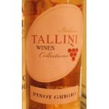 Case of six bottles of Italian Tallini Pinot Grigio Blush wine CONDITION REPORT: We