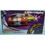 Scalextric sport digital set lane change race car set