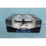 Franklin Mint 1/48 scale F6F Hellcat diecast aircraft model with original box