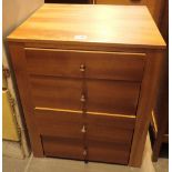 Chest of four drawers L: 52 cm