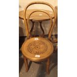 Boxwood chair with pierced seat