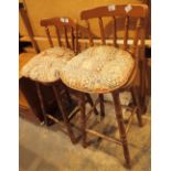 Two kitchen bar stools