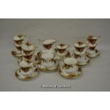 Royal Albery 'Royal Country Roses' part tea set