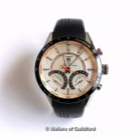 Tag Heuer Carrera Calibre S Laptimer Retrograde wristwatch, previously owned by Sir Stirling Moss,