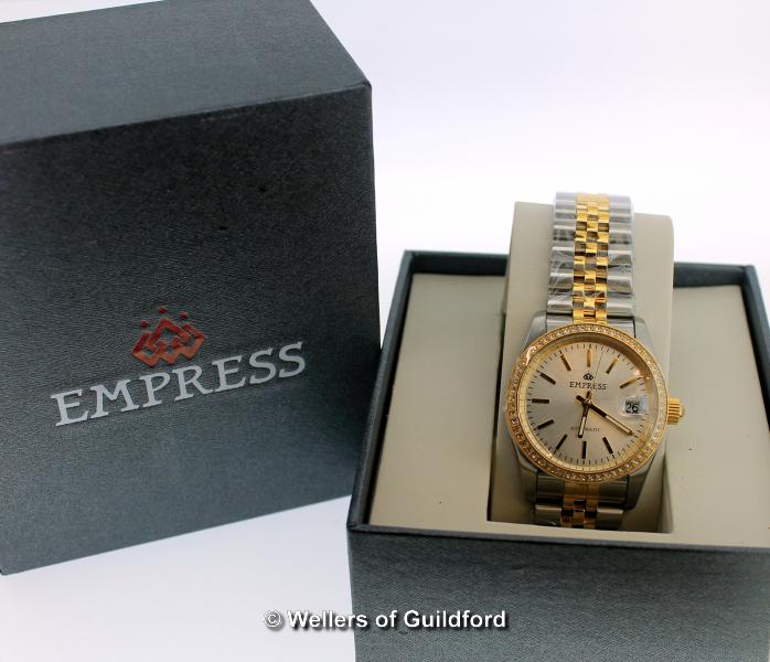 *Ladies' Empress Constance automatic wristwatch, EM1507, bi-colour stainless steel, circular dial - Image 2 of 2