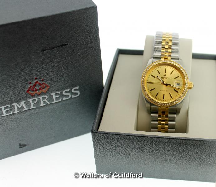 *Ladies' Empress Constance automatic wristwatch, EM1506, bi-colour stainless steel, circular dial - Image 2 of 2