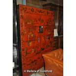 Chinese lacquer painted cabinet