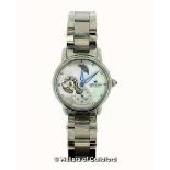 *Ladies' Empress Theodora automatic wristwatch, EM1201, circular mother of pearl 'Moonphase' part