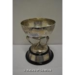 Local Interest - a stunning Arts and Crafts style trophy L.1908 Mappin and Webb given as a prize