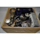 Quantity of silver plate including Mappin and Webb