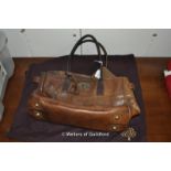 *Mulberry brown leather handbag, with protective dust bag (Lot subject to VAT)