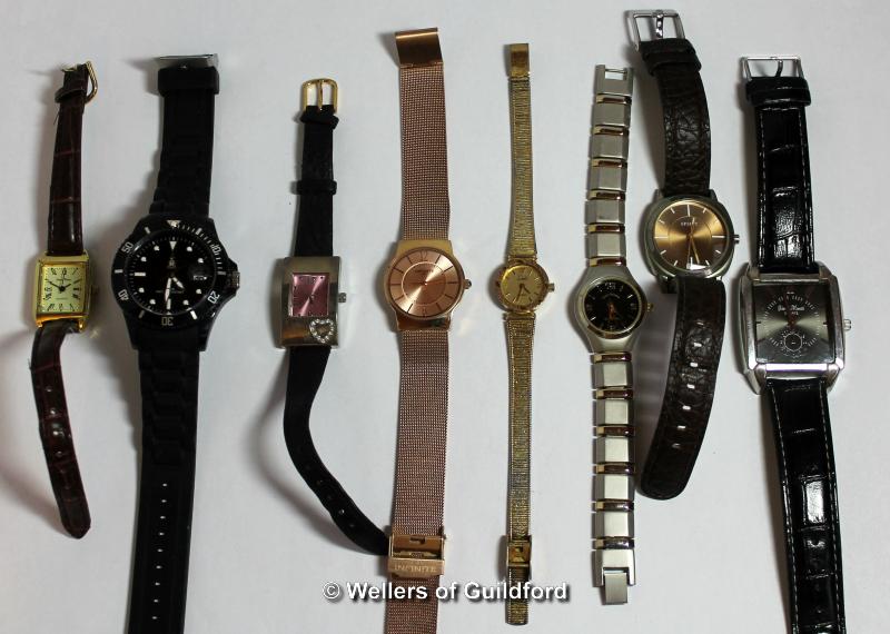 *Selection of eight mixed wristwatches (Lot subject to VAT)