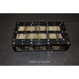 Porcupine quill box with sliding lid