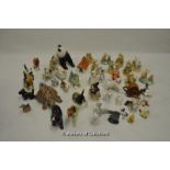 Collection of Whimsies including a Wade tortoise