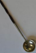 A small toddy ladle with whale bone handle. Est. £