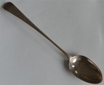 A large Georgian OE basting spoon. London. By GJ.