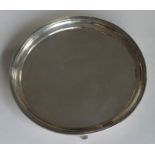 A good Georgian circular waiter with reeded rim an