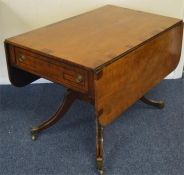 A good Antique breakfast table on pedestal base wi