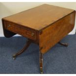 A good Antique breakfast table on pedestal base wi