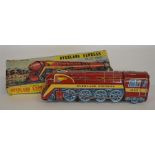 A cased overland express train in box. Est. £50 -