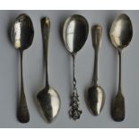 A collection of OE and fiddle pattern cutlery. App