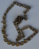 An Antique Austro-Hungarian silver gilt necklace w