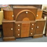 A stylish oak sideboard with fitted interior. Est.