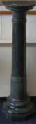 A large tapered column on reeded base. Est. £100 -