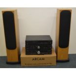 ARCAM: A good collection of boxed musical stack system and speakers. Est. £100 - £150.