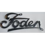 A "Foden" chrome metal radiator emblem. Est. £20 -