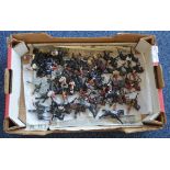 Assorted lead mounted hussars, lancers and other f