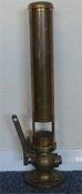 A brass locomotive whistle. Approx. 49 cms high. E