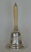 A good Victorian table bell of plain design with i