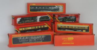 Assorted Hornby Locomotives and coaches including