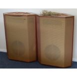 NAD: A pair of massive Wharfedale speakers measuri