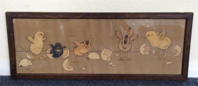 CECIL ALDIN: A framed and glazed print of five new