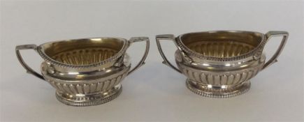 A matched pair of good quality Georgian salts of h