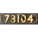 OF RAILWAY INTEREST: An early engine plate number