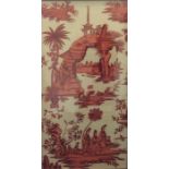 A large Oriental wallpaper picture decorated with