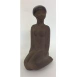 An unusual black Russian model of a naked lady. Es