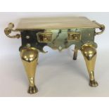 A good brass footman of typical design with brass