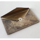A good envelope card case with hinged top. Sheffie