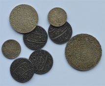 A group of early Islamic coins. Est. 330 - £50.