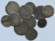 A bag containing early Georgian and other tokens.