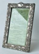 A large rectangular picture frame, the body emboss