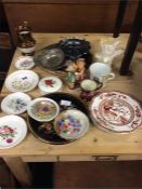 Decorative china ware, Goebel figure etc.